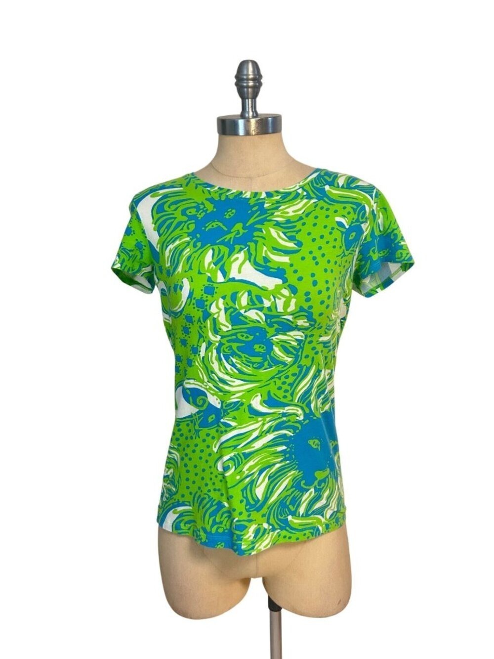 Lilly Pulitzer Karrie Top in Roar of the Jungle Women's Small